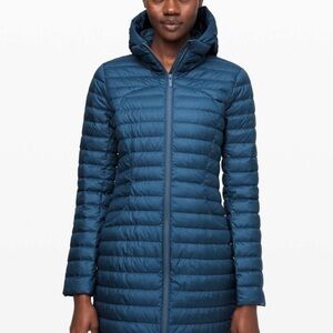 lululemon Pack It Down Jacket, long, code blue